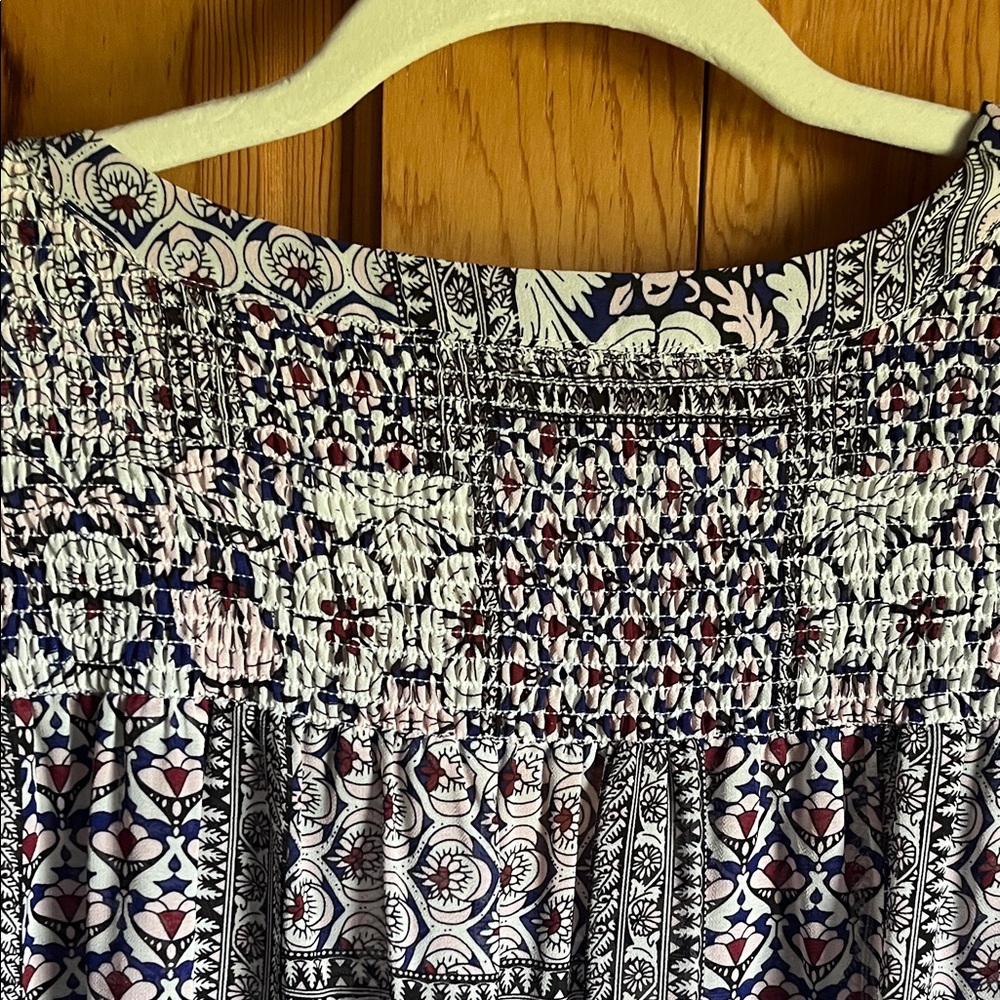 Fun 2 Fun Multicolor Patterned Blouse - Picture 6 of 6